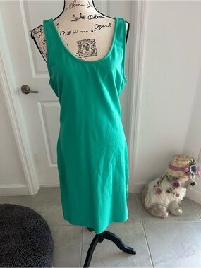 Bar III Teal Tank Midi Dress
